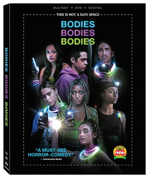 Bodies Bodies Bodies Blu Ray cover art