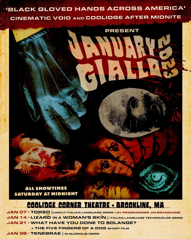 BrooklineMA January Giallo Poster