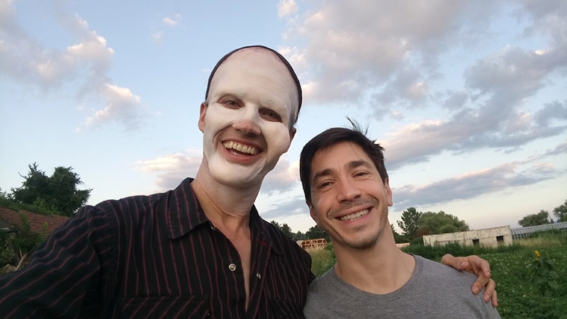 Barbarian Mother and Justin Long - photos courtesy of Matthew Patrick Davis