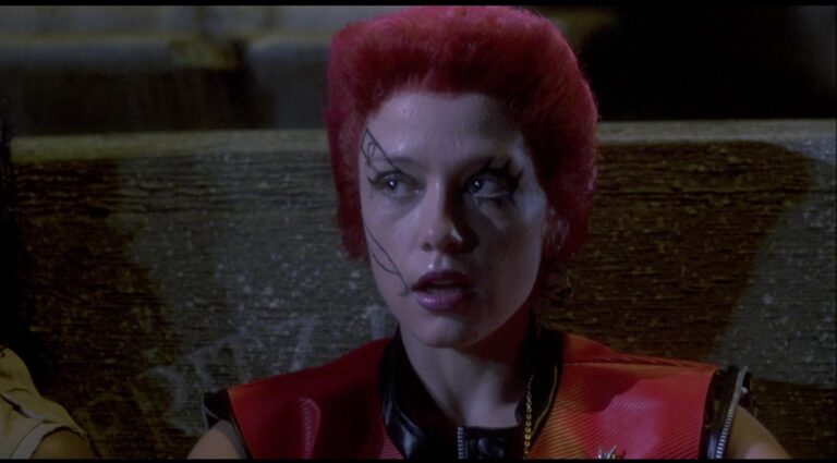 A Still of Linnea Quigley in Return of the Living Dead