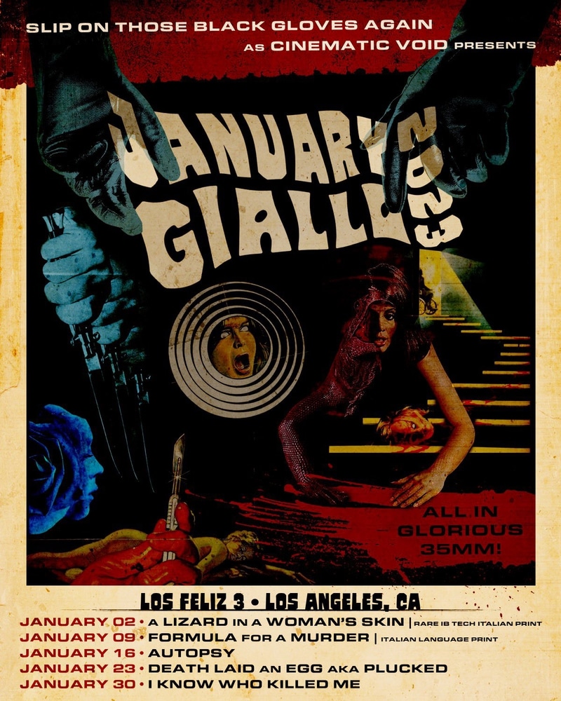 LosAngeles January Giallo Poster