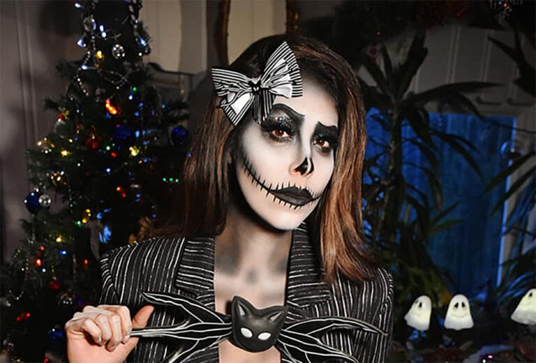 Exclusive: NIGHTMARE BEFORE CHRISTMAS Luchagore Style! Gigi Saul Guerrero And Nacho Luchagore As Jack And Zero