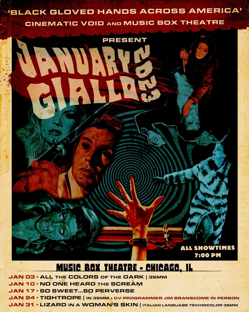 MusicBox Chicago January Giallo Poster