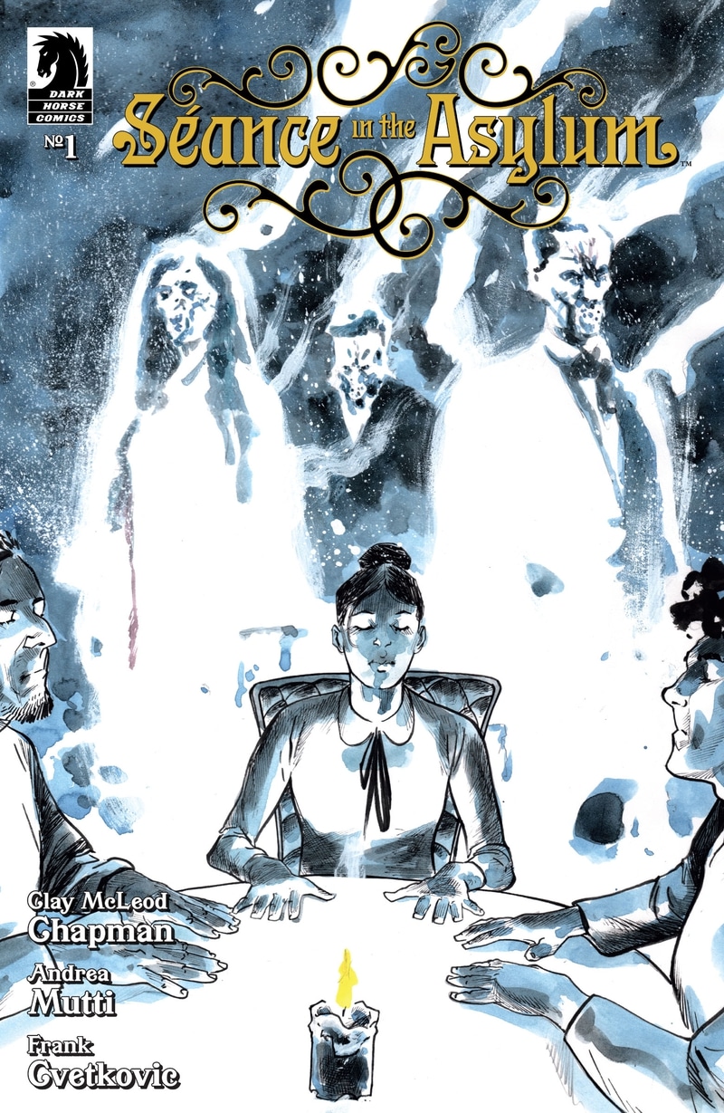 SEANCE IN THE ASYLUM Horror Comic Cover