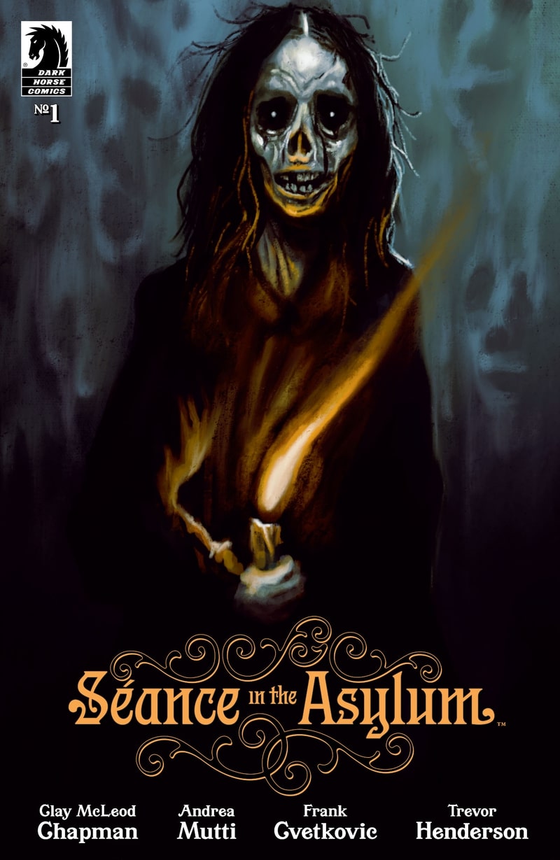 SEANCE IN THE ASYLUM Horror Comic Cover Henderson