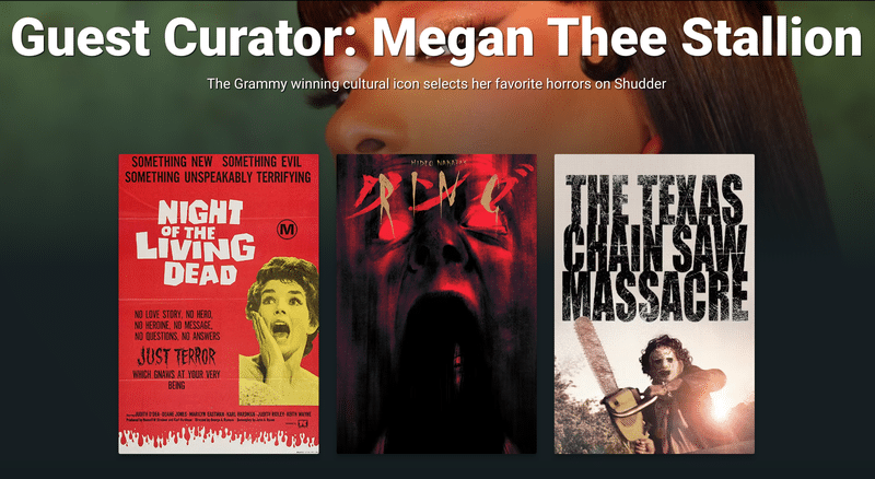 Megan Thee Stallion Horror Fan_ Shudder Guest Curator
