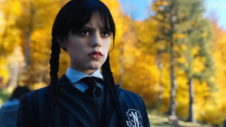 Jenna Ortega as Wednesday Addams