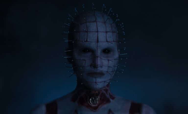 Jamie Clayton as Pinhead in David Bruckner's HELLRAISER
