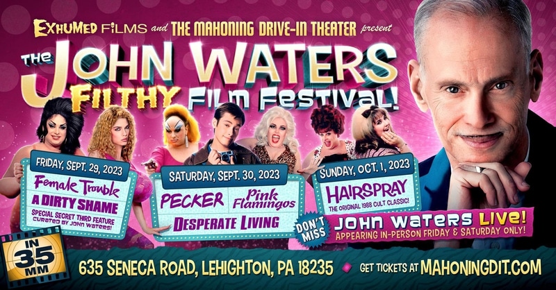 john waters filthy film festival