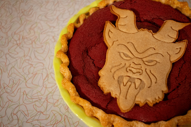 The Homicidal Homemaker’s Krampus Red Velvet Sugar Cookie Pie Recipe