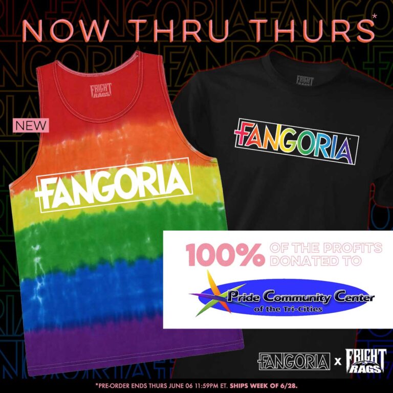 Exclusive 6th Annual Pride Shirt Collection From FANGORIA And Fright-Rags Now Available