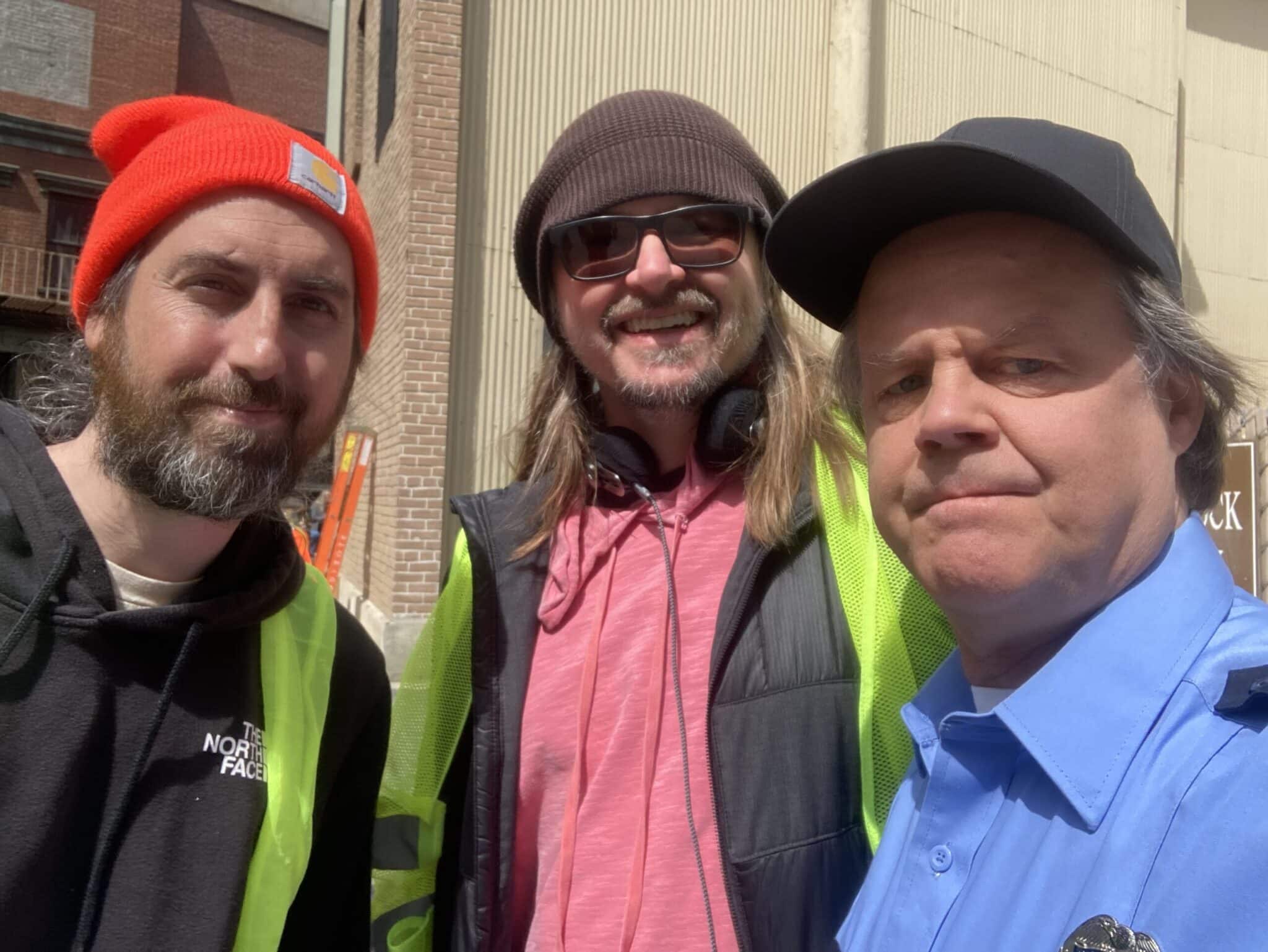 MAXXXINE director Ti West, Producer Jacob Jaffke and Larry Fessenden