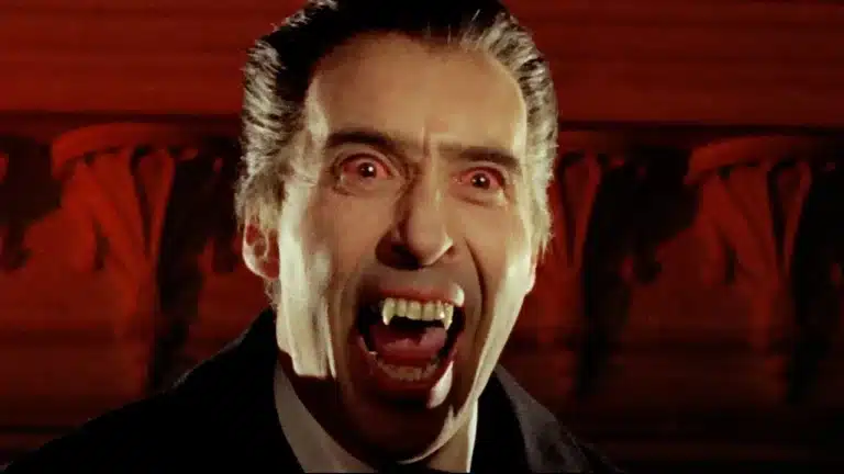 British horror icon Christopher Lee in 1958's DRACULA