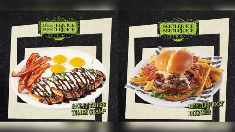 Beetlejuice Beetlejuice Denny's Afterlife Menu