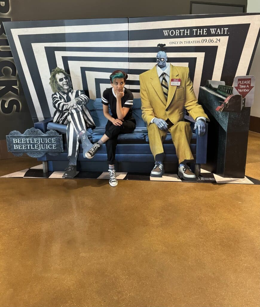 Beetlejuice waiting room