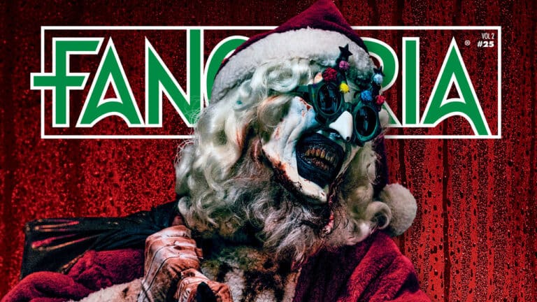 TERRIFIER 3’s Art The Clown Slashes His Way Onto the Cover of FANGORIA #25!