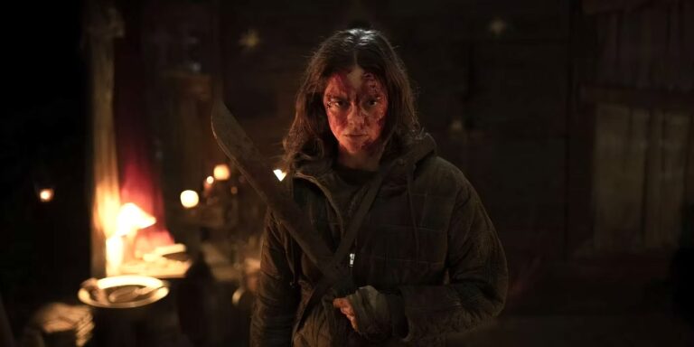 A still of Samara Weaving in Azrael