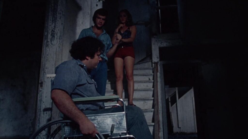 Franklin, Kirk and Pam in THE TEXAS CHAIN SAW MASSACRE.