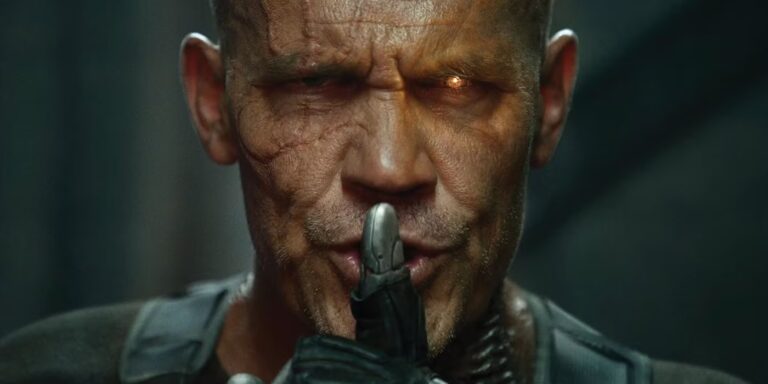 Josh Brolin, who's set to star in THE RUNNING MAN reboot, as Cable in Deadpool 2