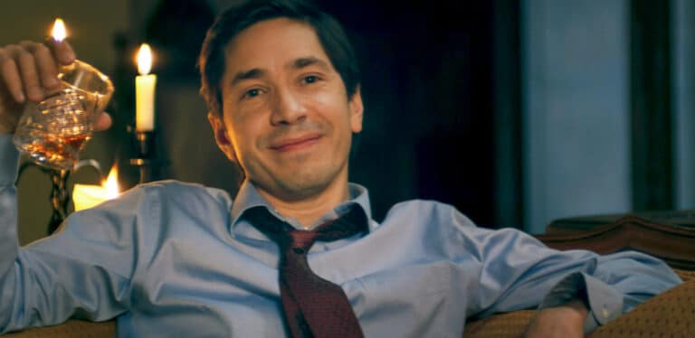 justin long, star of coyote, in house of the darkness