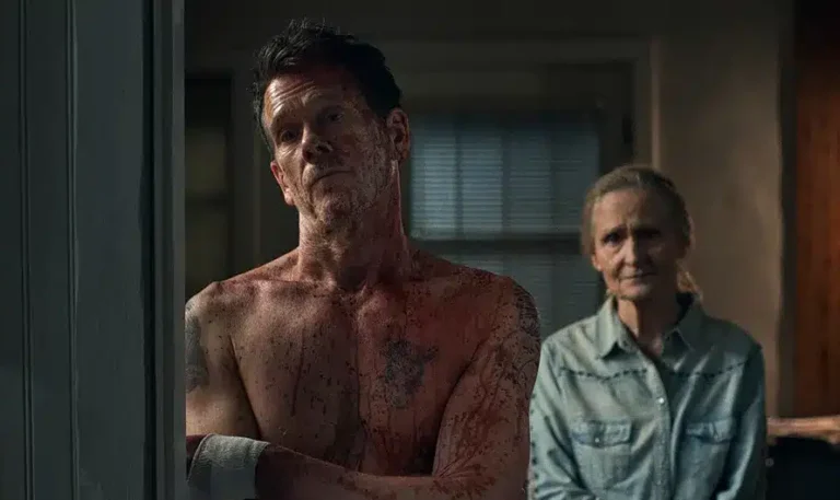 THE BONDSMAN: Kevin Bacon Is A Bloodstained Bounty Hunter In First Images From Amazon’s Action-Horror Series