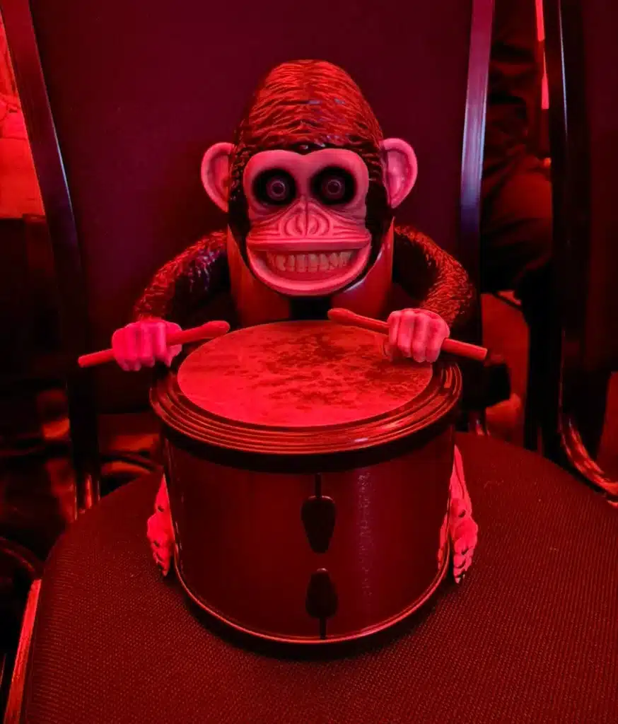 the monkey popcorn bucket