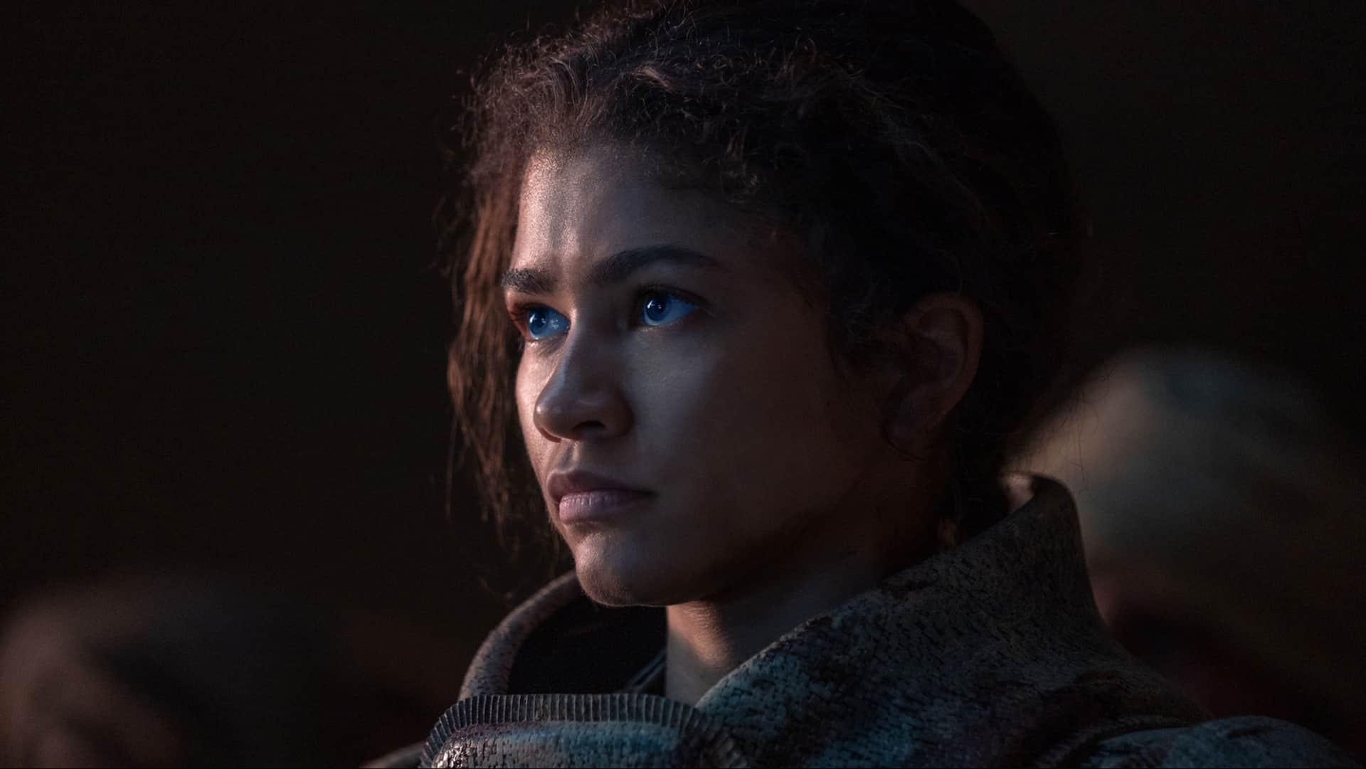 Zendaya in DUNE (Credit: Warner Bros.)