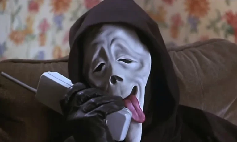Will High AF Ghostface return to be spoofed in SCARY MOVIE 6? (Credit: Miramax)