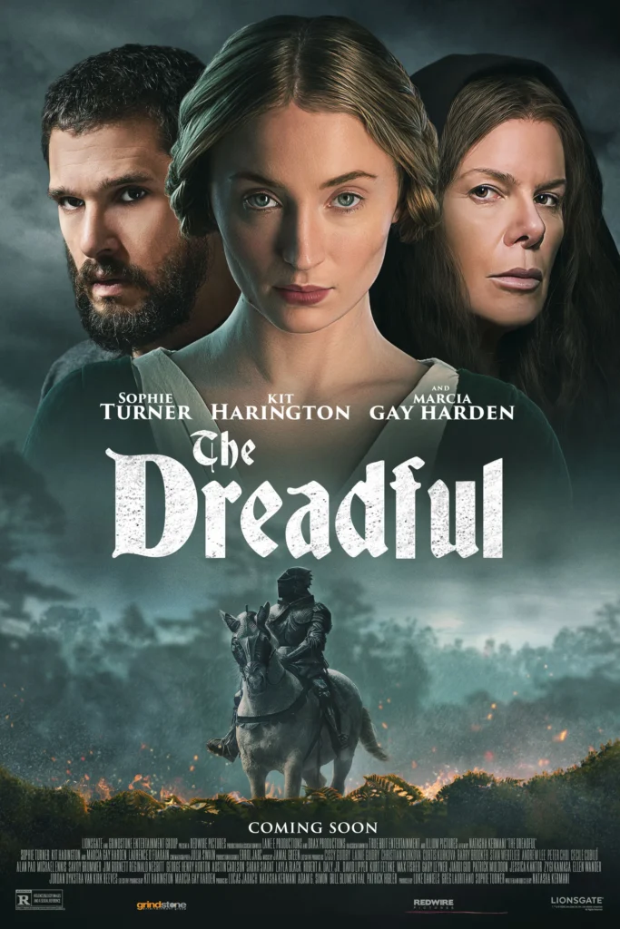 Sophie Turner and Kit Harington star in THE DREADFUL (Credit: Lionsgate)