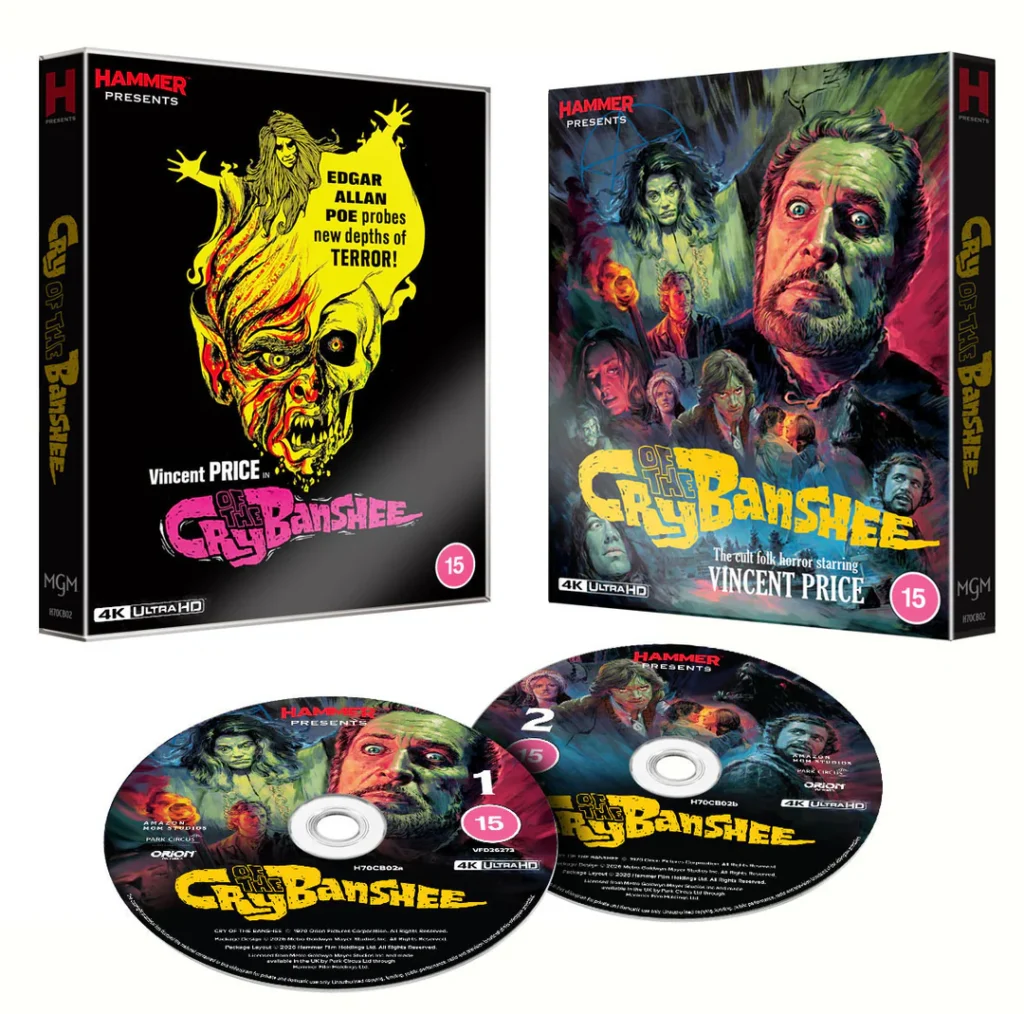 THE CRY OF THE BANSHEE Collector's Edition 4K UHD (Credit: Hammer Films)
