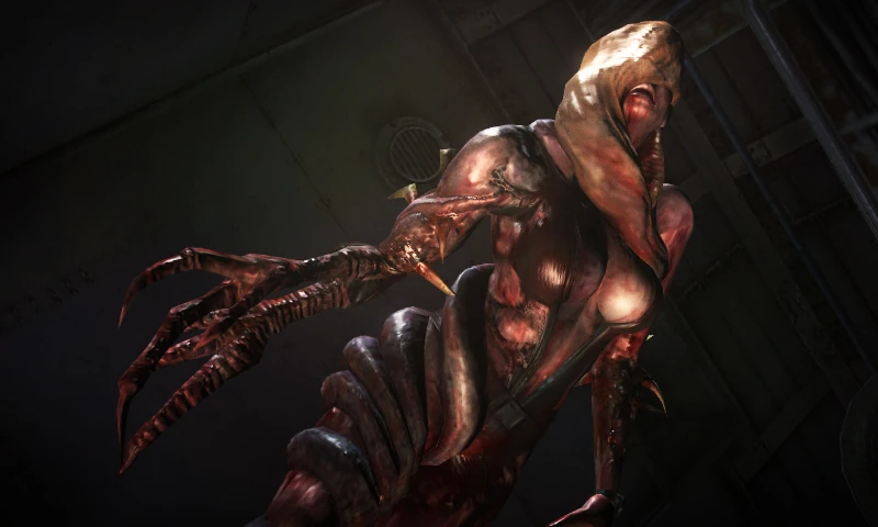 RESIDENT EVIL: REVELATIONS' Rachael serves as a warning against ever investigating slime (Credit: Capcom)