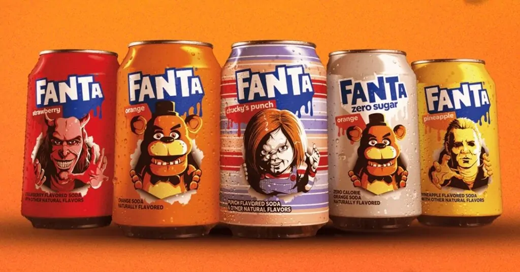 Fanta's new Halloween cans (Credit: The Coca-Cola Company)