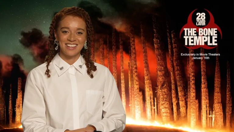 Erin Kellyman, star of 28 YEARS LATER: THE BONE TEMPLE