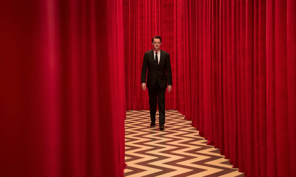 The iconic Red Room of David Lynch's TWIN PEAKS