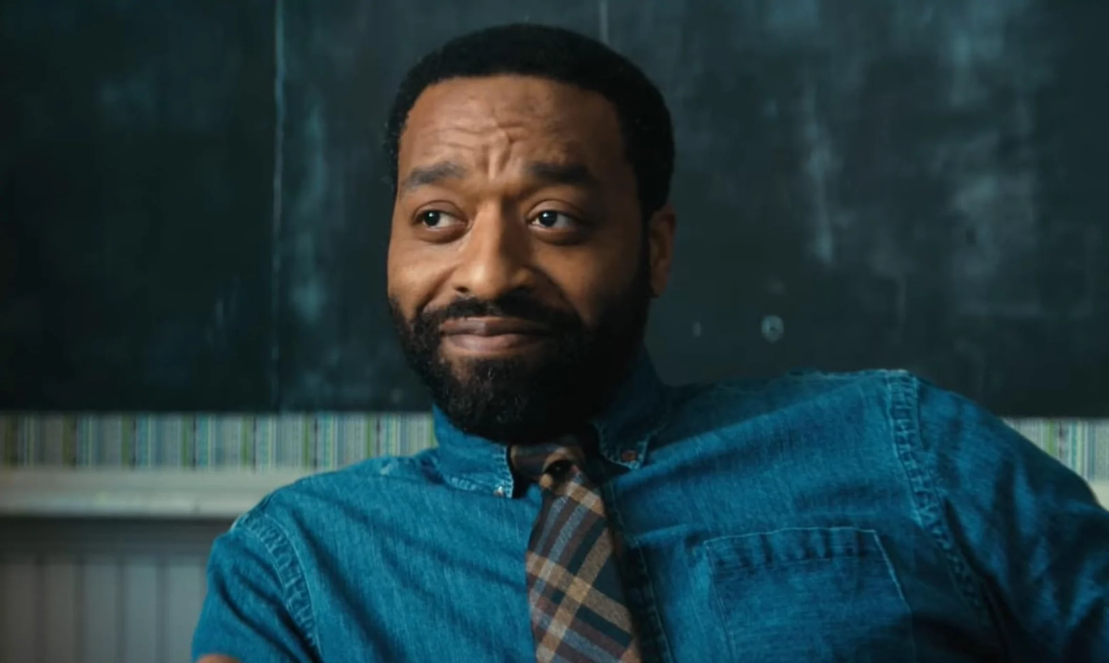 Chiwetel Ejiofor (seen here in THE LIFE OF CHUCK) joins Mike Flanagan's THE EXORCIST (Credit: NEON)