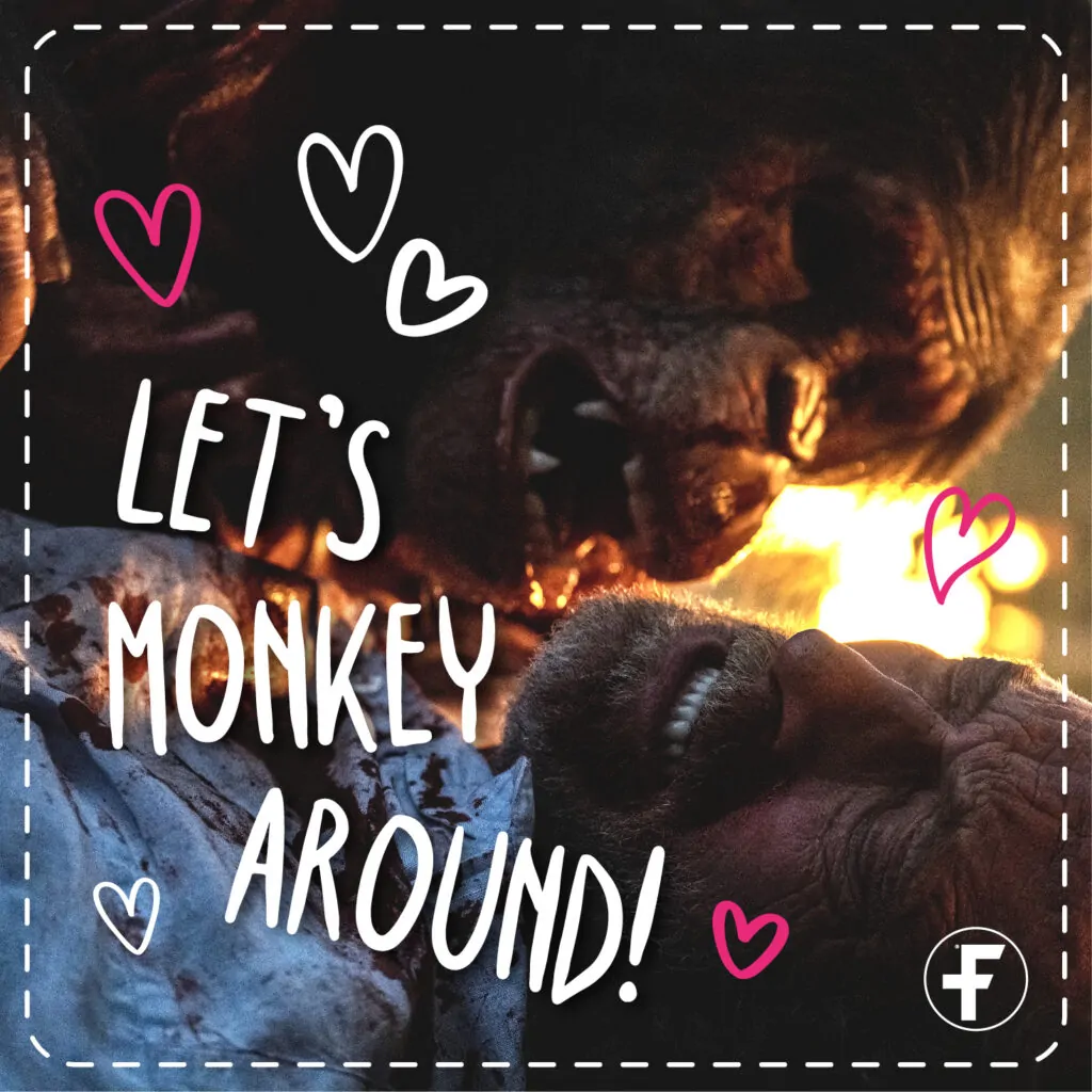 horror valentines primate