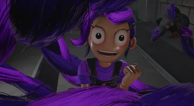 Resident Evil's Nicole Tompkins as Lily Lovebraids in POPPY PLAYTIME: CHAPTER 5 (Credit: Mob Entertainment)