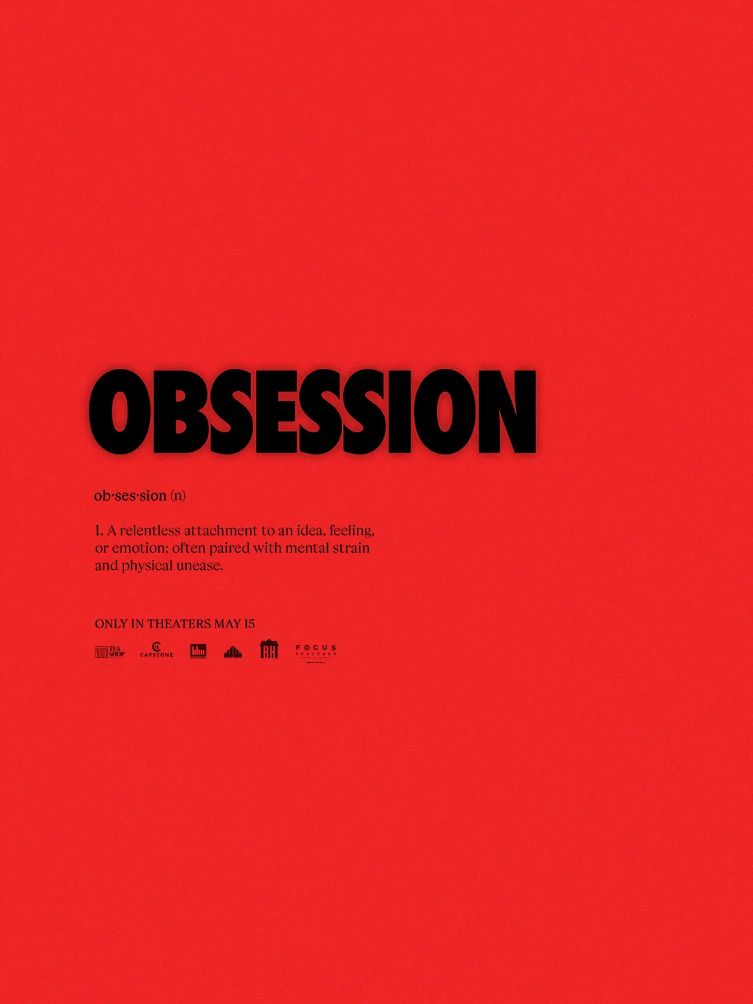 Curry Barker's OBSESSION movie poster (Credit: Focus Features)