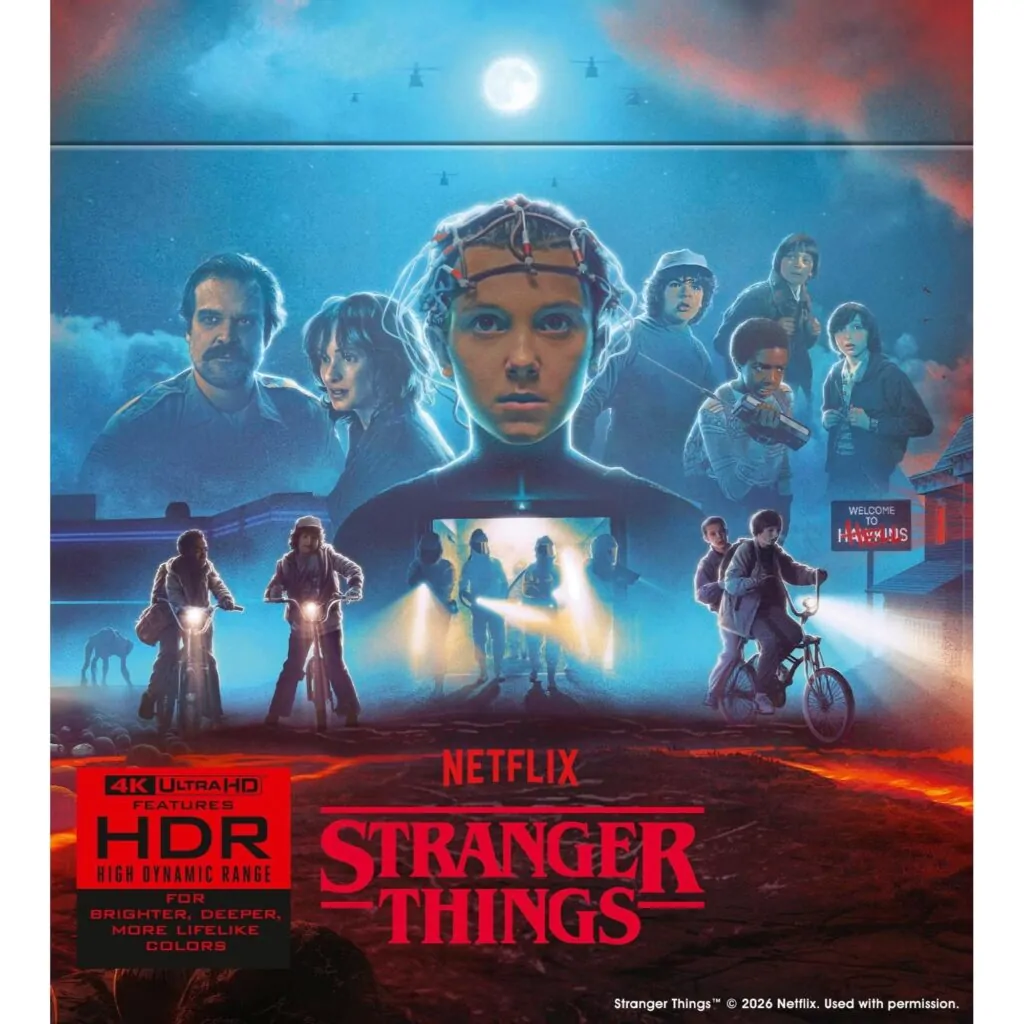 STRANGER THINGS: THE COMPLETE SERIES | DELUXE EDITION 4K UHD (Credit: Arrow Video)