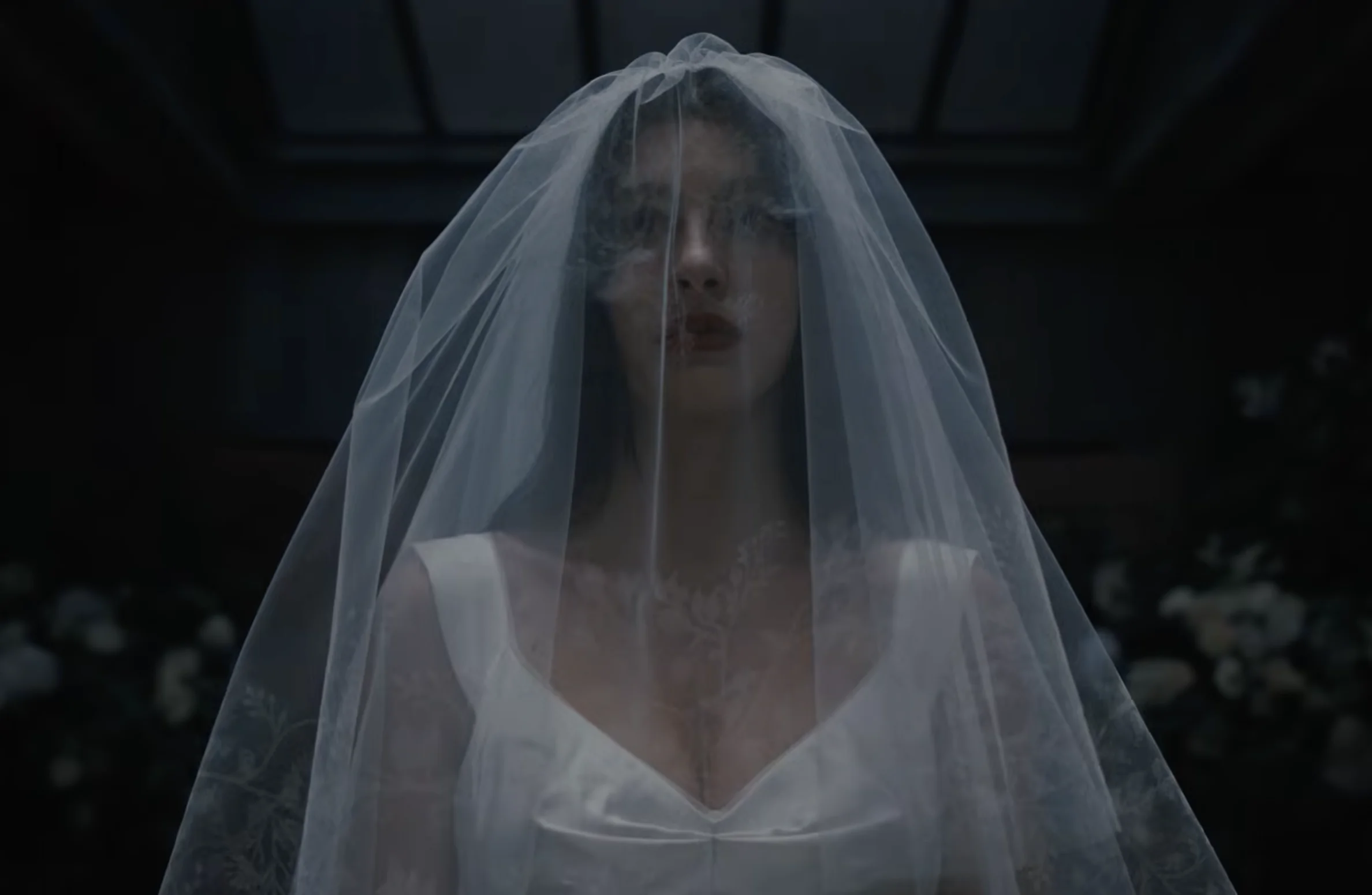 Camila Morrone in the Duffer Brothers-produced series SOMETHING VERY BAD IS GOING TO HAPPEN (Credit: Netflix)