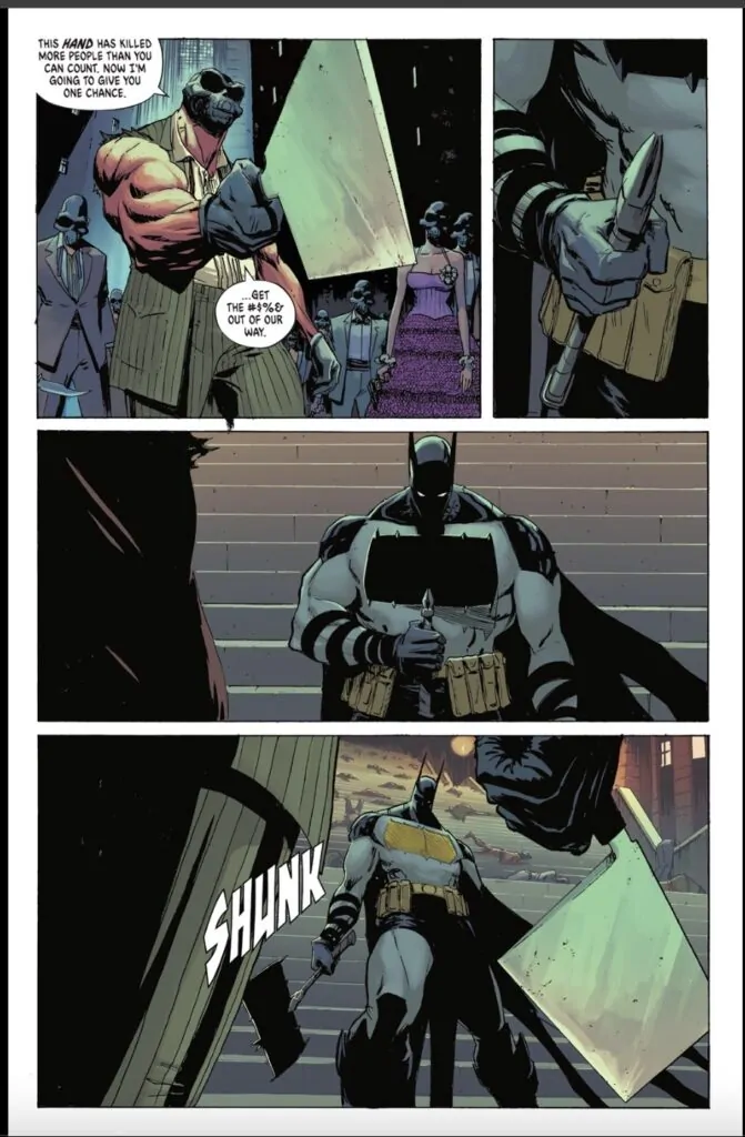 batman horror comics ax