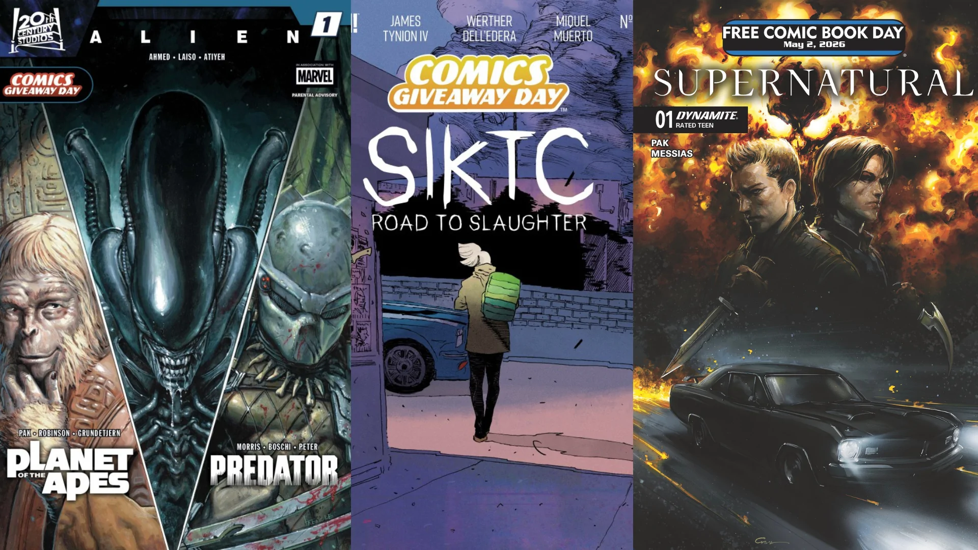 horror comics available free comic book day comics giveaway day