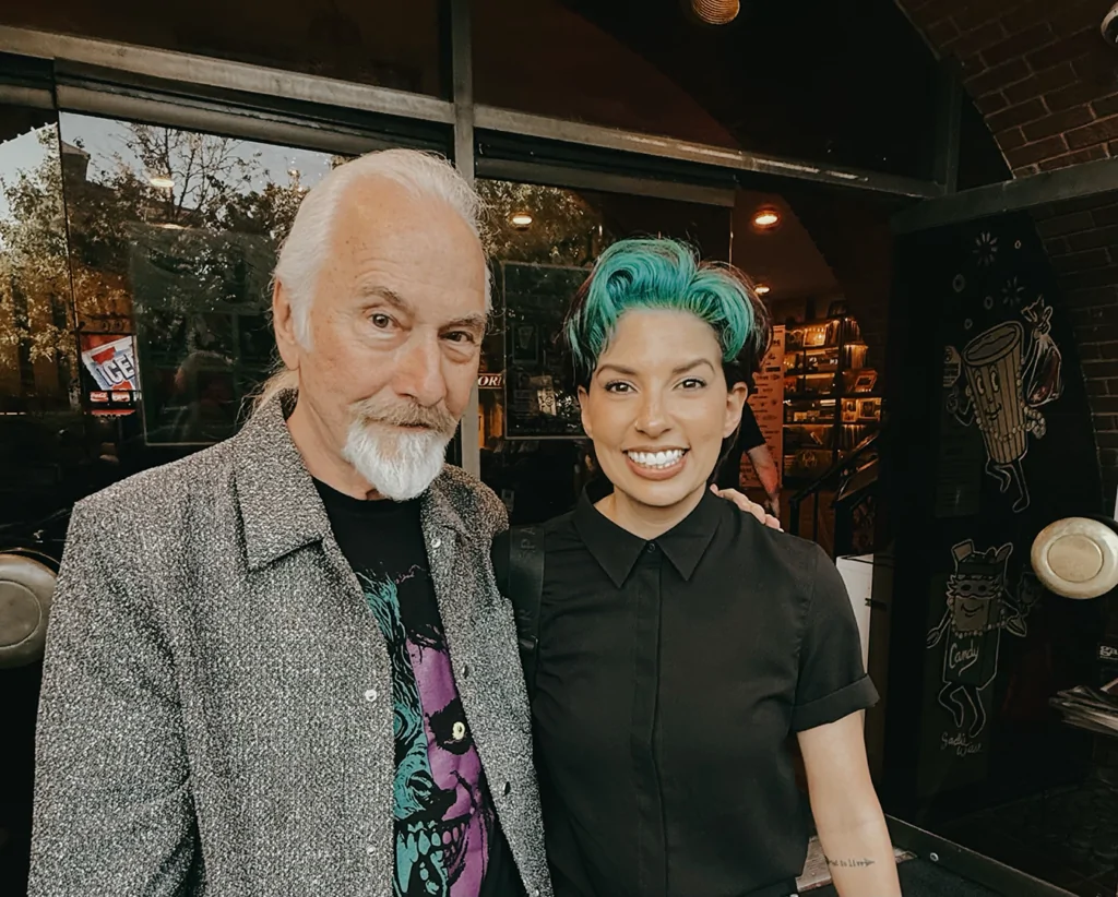 rick baker and angel melanson at the 2026 overlook film festival