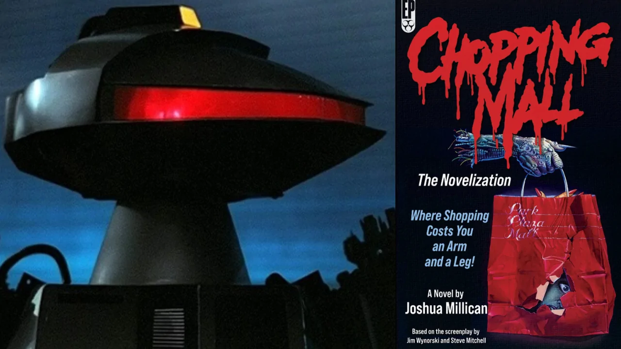 CHOPPING MALL novelization by Joshua Millican (Credit: Encyclopocalypse)