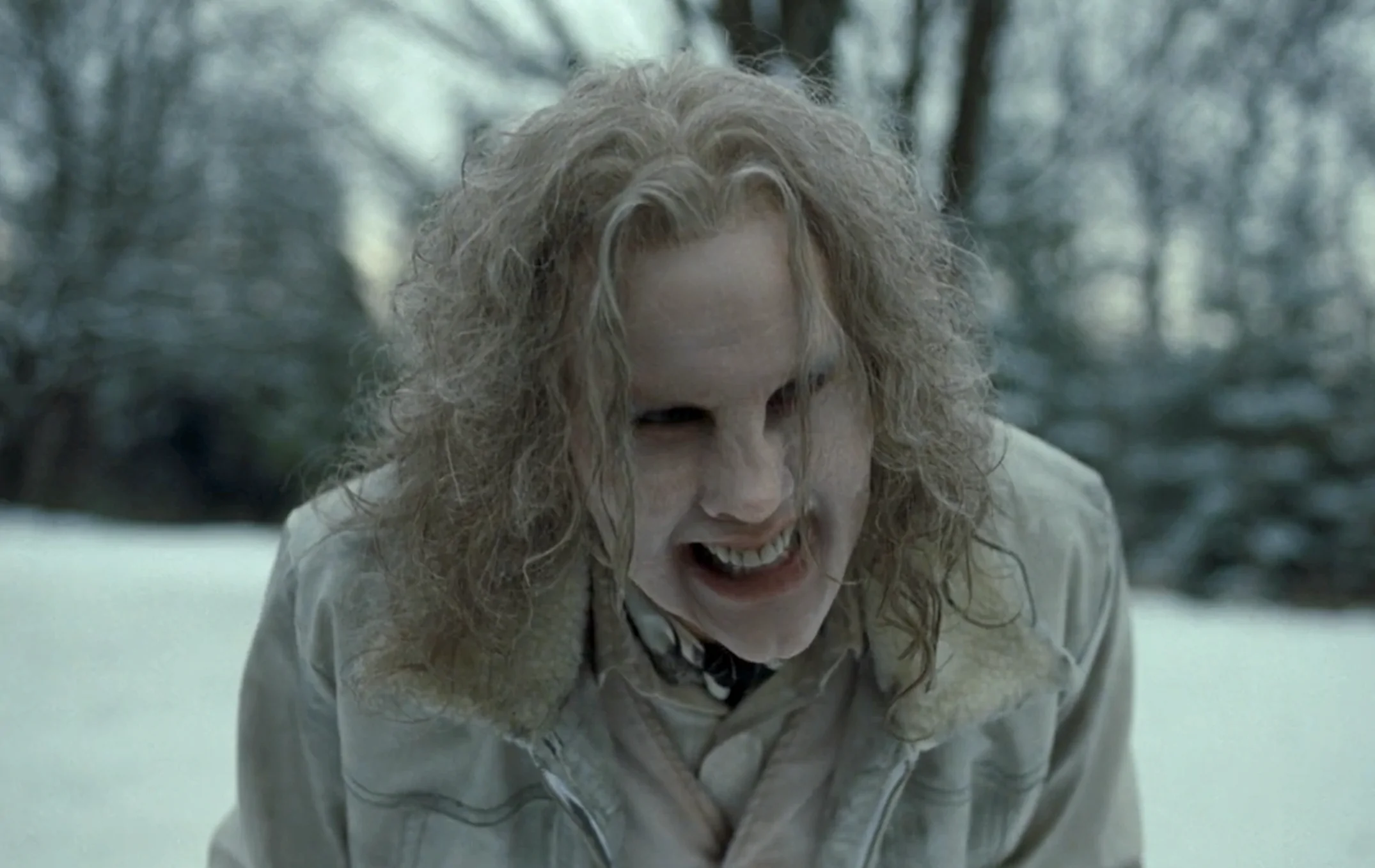 Nicolas Cage in Osgood Perkins' LONGLEGS (Credit: NEON)