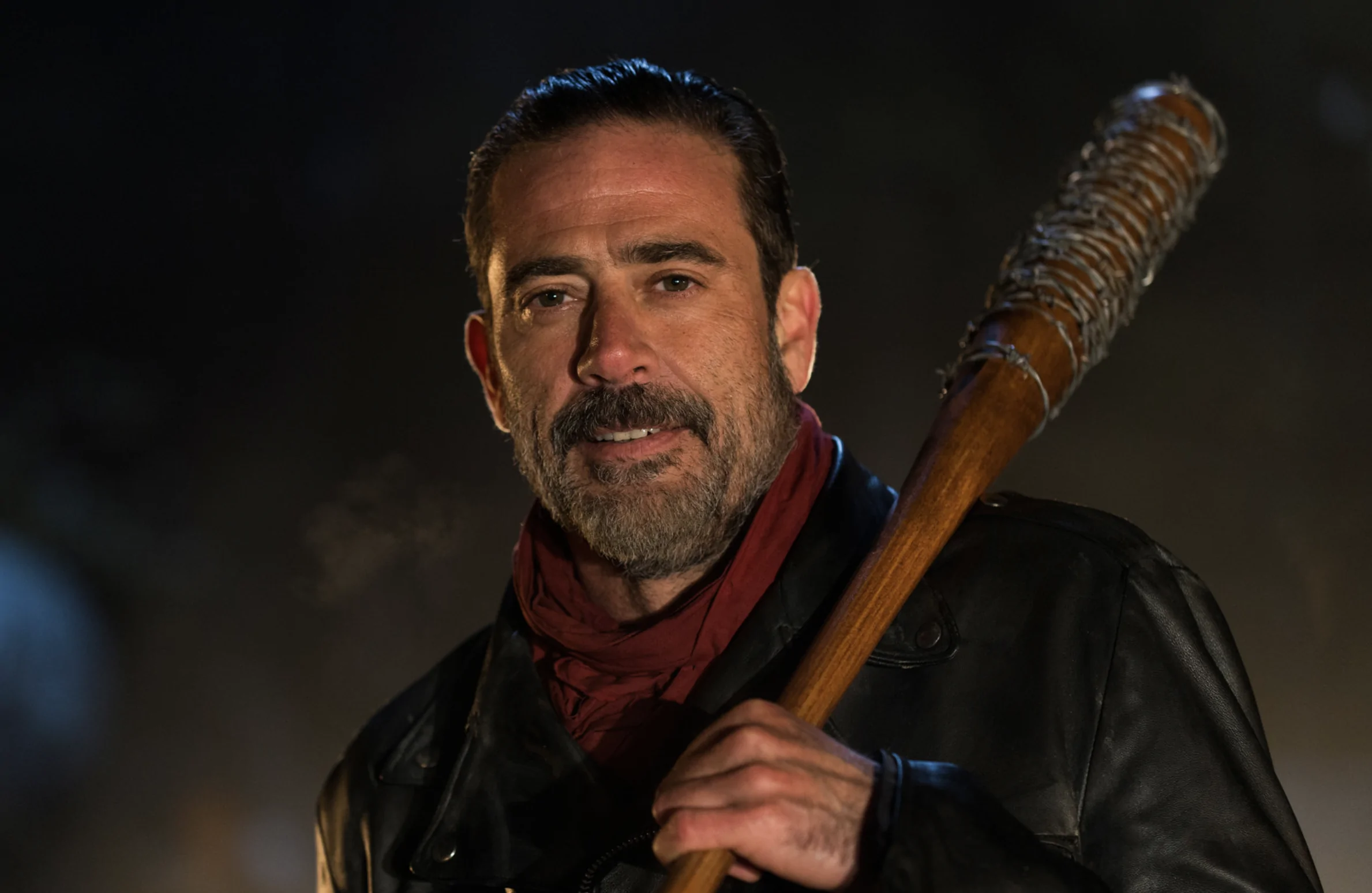 Jeffrey Dean Morgan as Negan in THE WALKING DEAD (Credit: AMC)