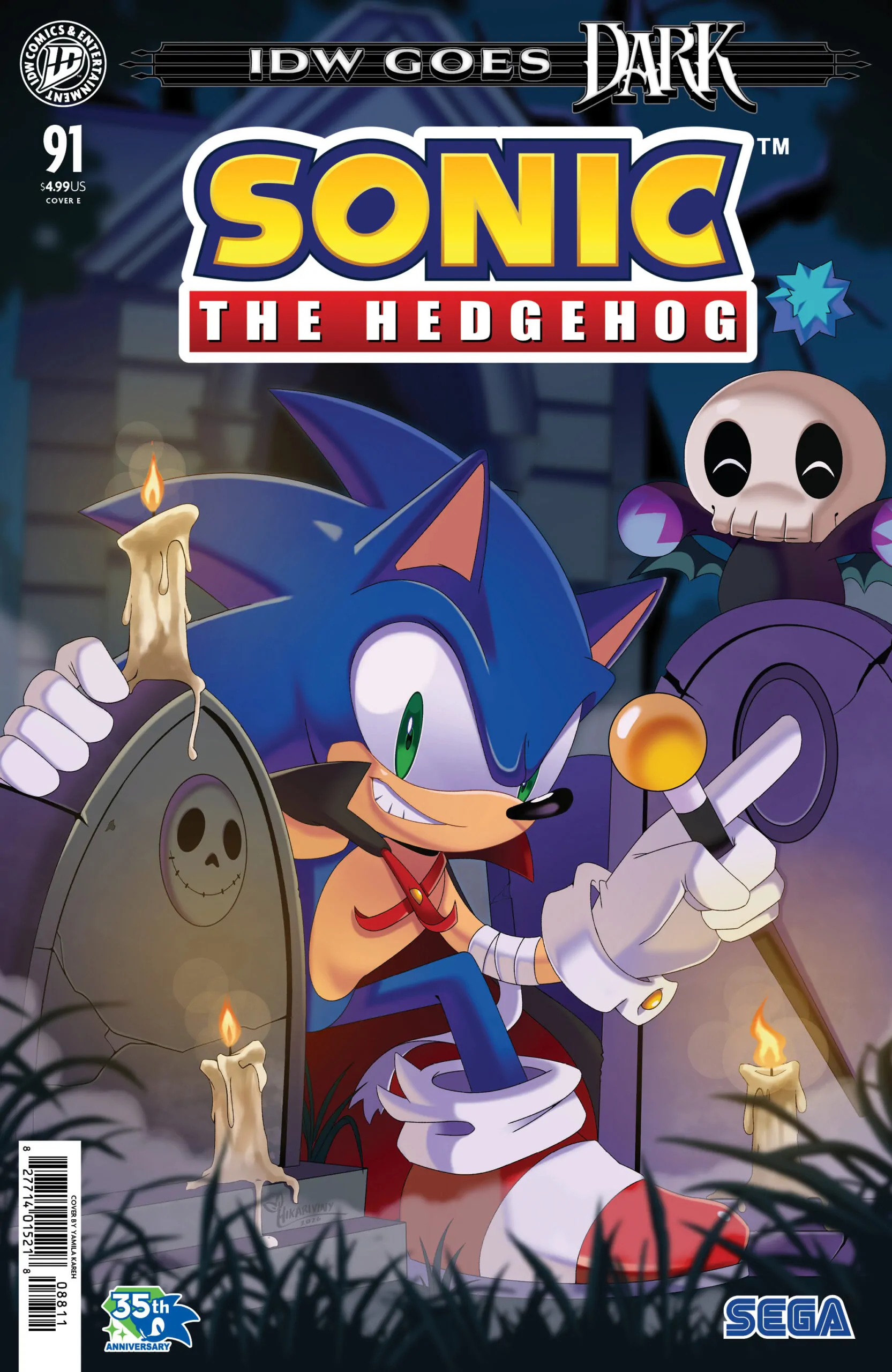 Sonic the Hedgehog #91 cover art